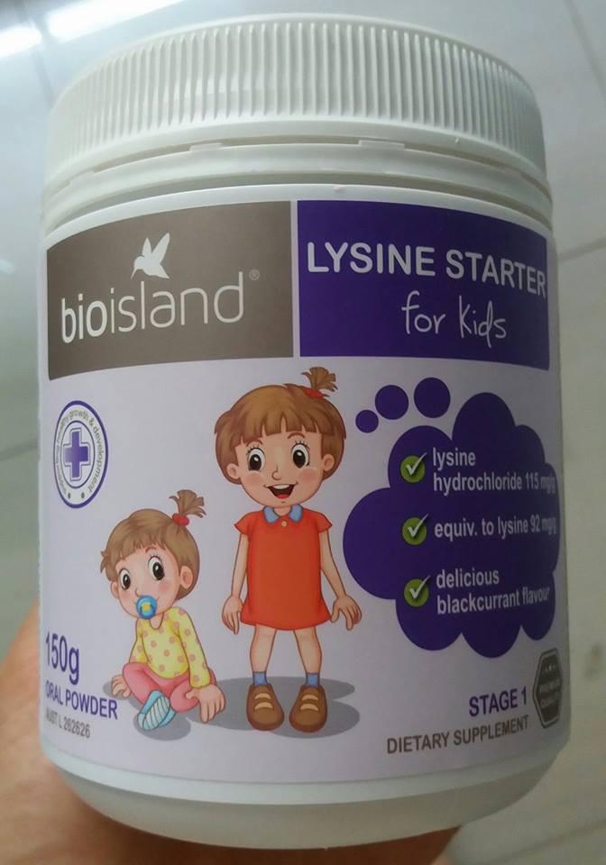 Bio Island Lysine Starter Cho Trẻ Dưới 6 Tuổi Của Úc