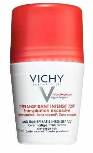- Lăn khử mùi Vichy màu đỏ