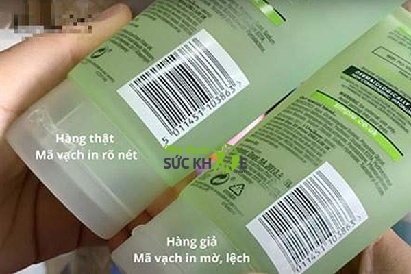 Sữa rửa mặt Simple mẫu mới 2020 fake phát hiện qua check mã vạch