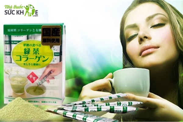 Collagen dạng gói Hanamai vị trà xanh