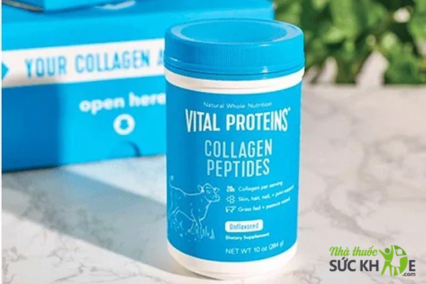 Bột Collagen Vital Proteins Collagen Peptides Unflavored Mỹ, 24 Oz