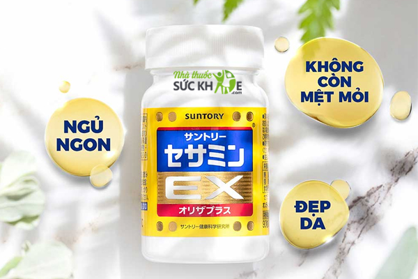 Viên uống Sesamine EX Nhật Bản bổ sung Vitamin E