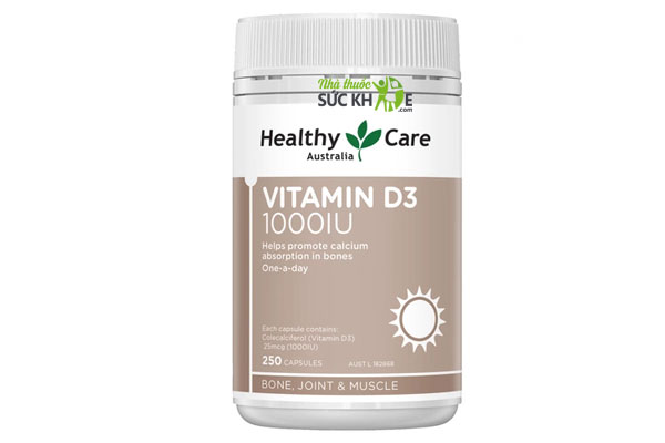 Vitamin D3 1000 IU Healthy Care