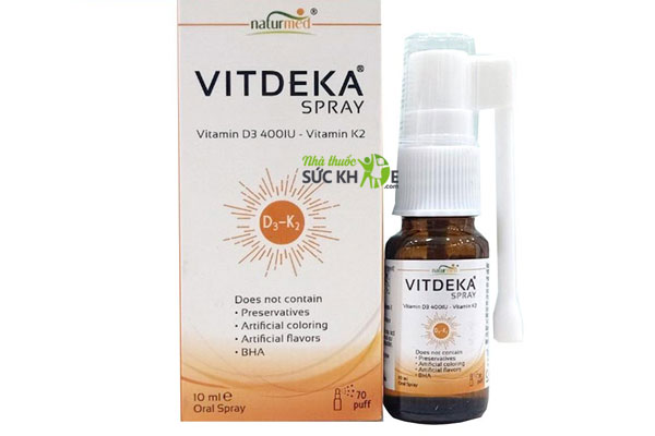 Vitamin D3 + K2 Vitdeka Spray