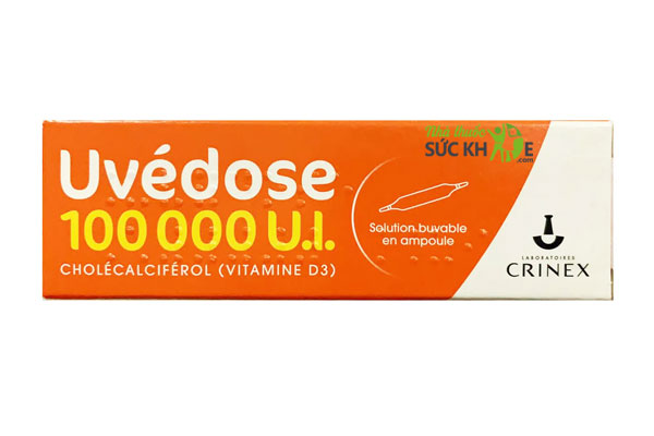uống kẽm và vitamin D3 cùng lúc được không, Vitamin D3 Uvedose 100000 UI-1