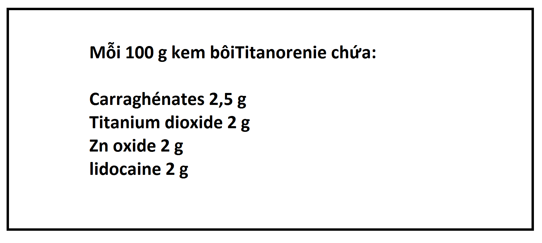 Kem Bôi Titanoreine Của Pháp 20g