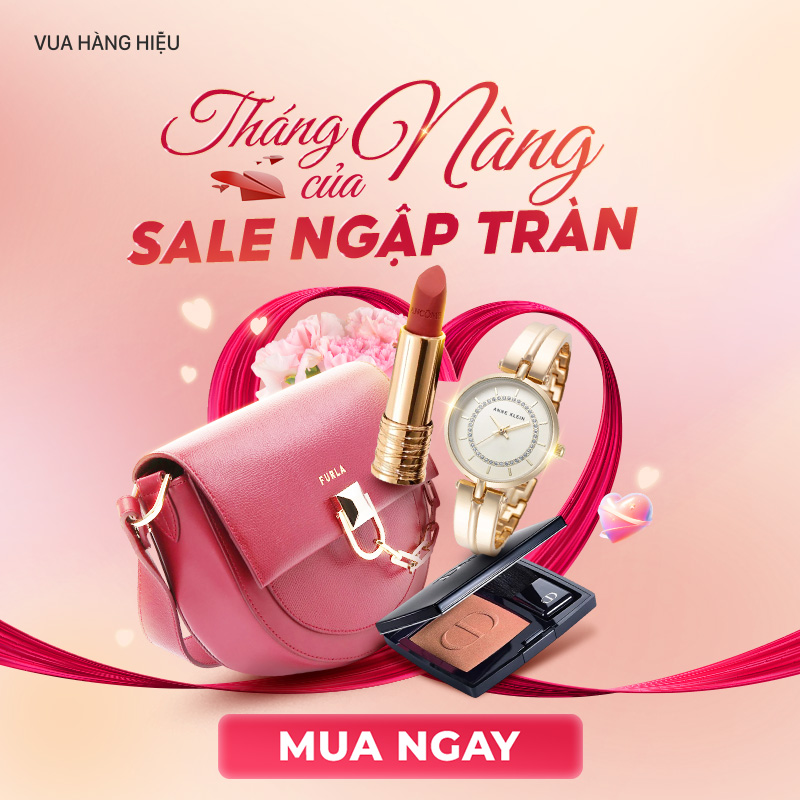 Vua Hàng Hiệu sale "Kịch trần" 20/10: Giảm nửa giá, tặng voucher tới 159K, freeship 0Đ